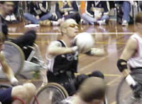 Curtis Palmer. New Zealand Wheelchair Rugby player. 